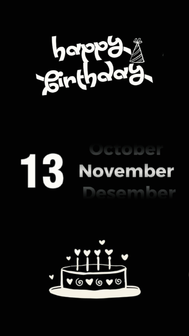 HBD 13 NOVEMBRE 