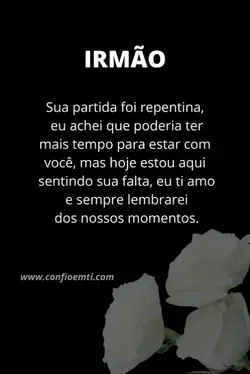 saudades irmão