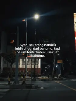 Ayah, sekarang bahu