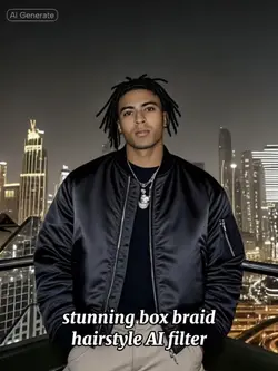 Box Braid AI Filter