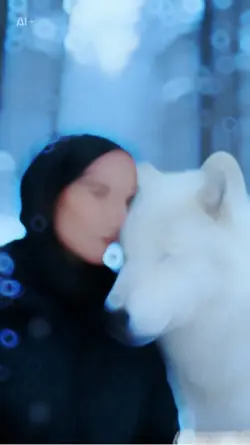 Kurt ile Resim(Kadın