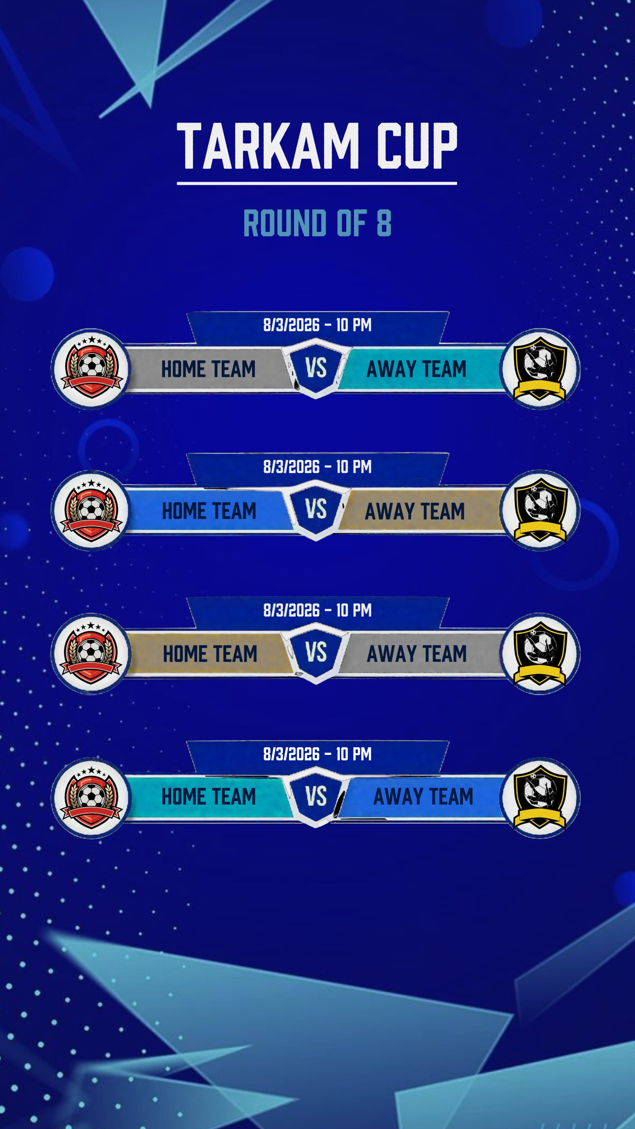 JADWAL PERTANDINGAN 8