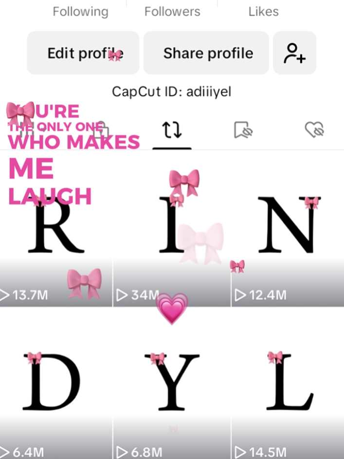 Tendência de repostagem de carta 