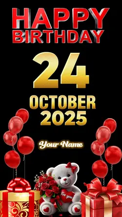 Birthday 24 oct 2025