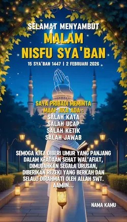 Malam Nisfu Sya'ban