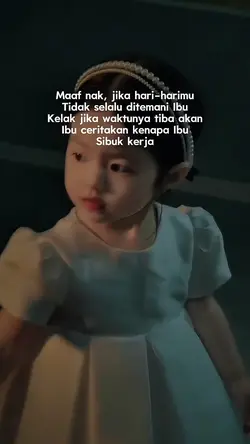 maafkan ibu nak