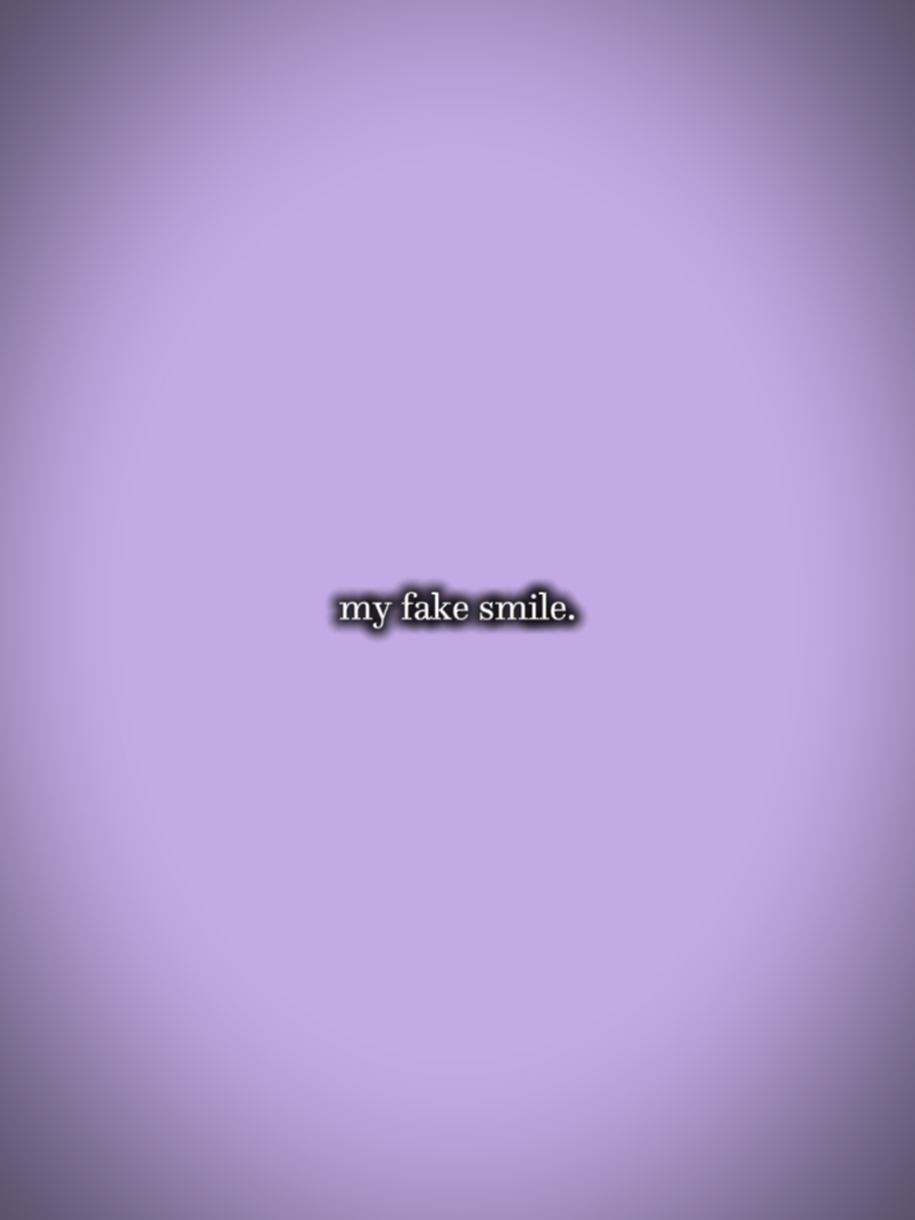 Fake smile