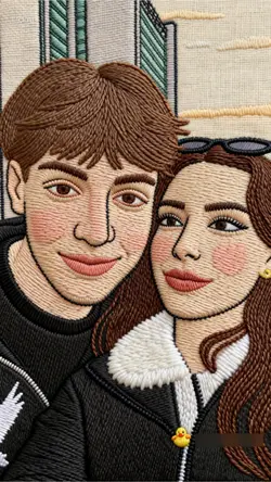 Embroidered Portrait