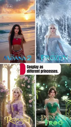 Cosplay as princess