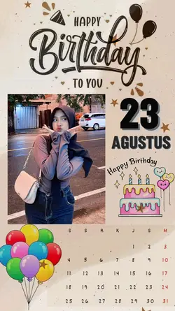 23 Agustus Birthday 