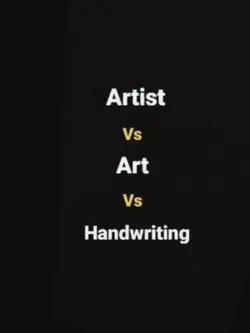 artist art hndwritng