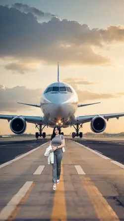 plane landing