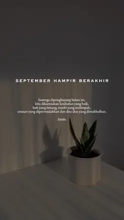 Sept. hampir selesai