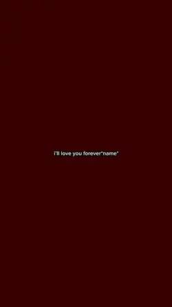 I love you forever 