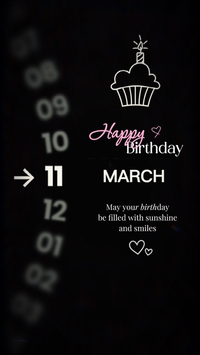 Cumpleaños 11 de marzo