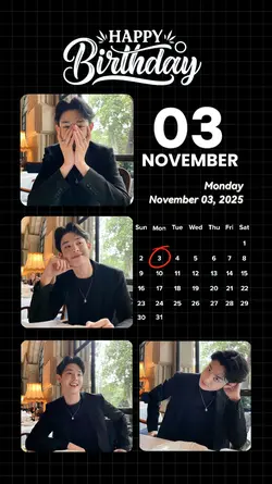 3 NOVEMBER BIRTHDAY