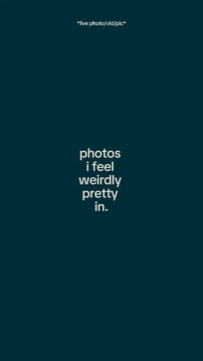 I feel weirdly 