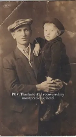 AI photo restoration