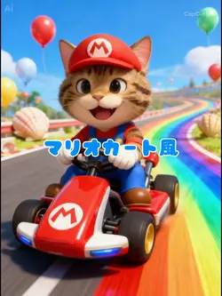 マリオカート風☆猫AI