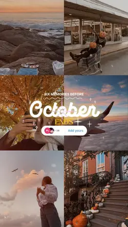6 PICS OF OCTOBER 🎃
