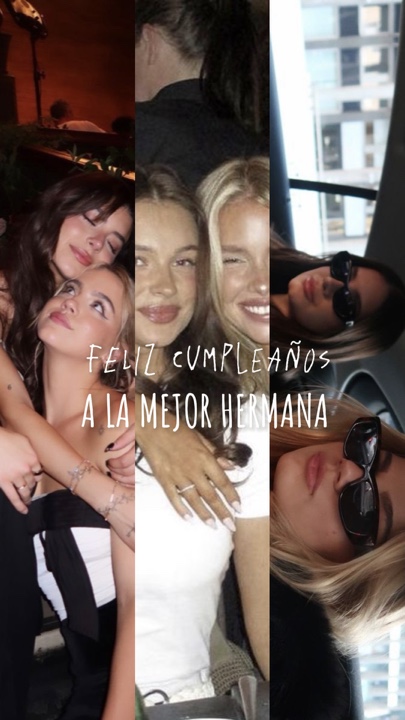 Cumpleaños hermana