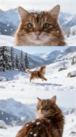 Pet dans la Neige IA