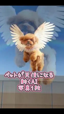 ペットが天使になるよ