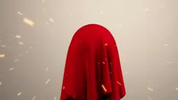 red curtain