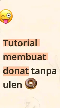 bkin donat tnpa ulen
