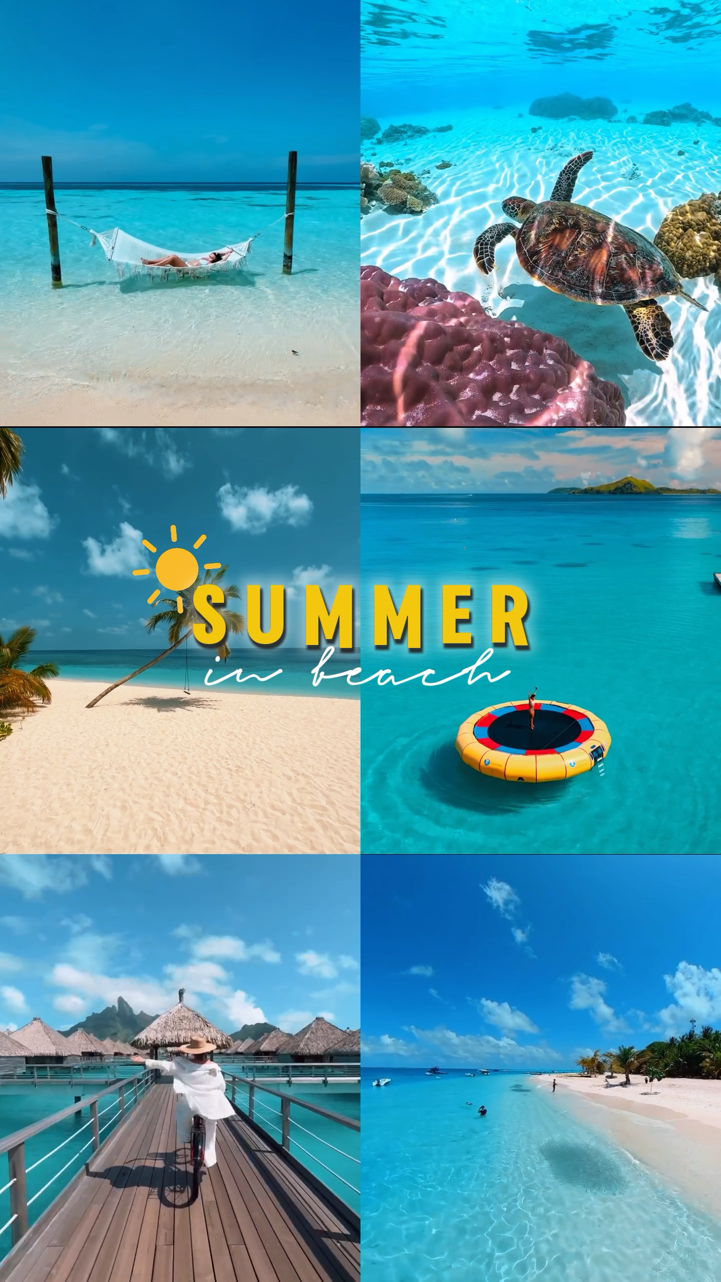 Summer in beach