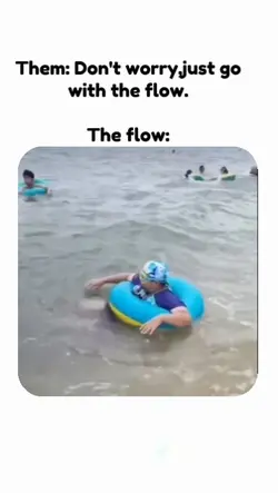 the flow