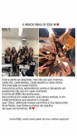 melhor turma 2025.💘