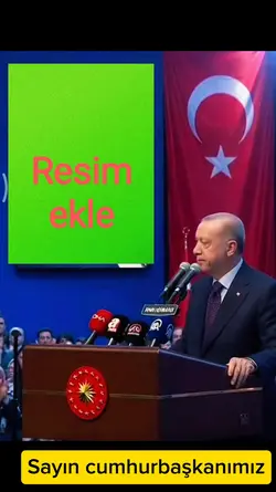 Yeşil ekran şablon