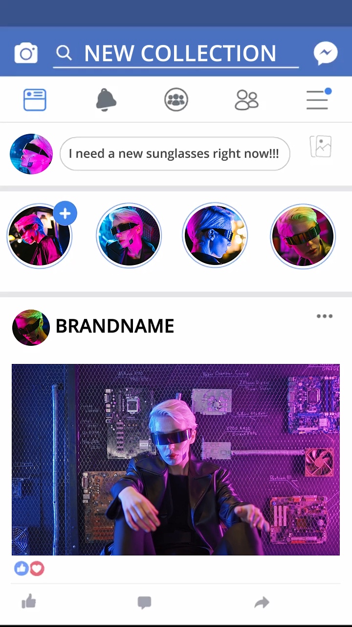 Exhibición De Productos De Gafas De Sol Efecto Genial Estilo TikTok