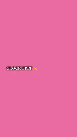 CLOCK ITTTTT