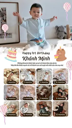 Sinh nhật 1 tuổi