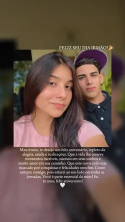 Parabéns maninho