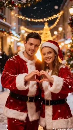 christmas couple