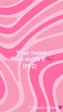 Ur name,ur outfit !!