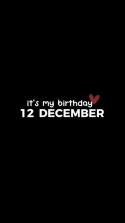 its my birthday 
