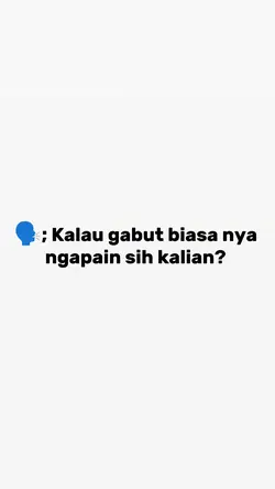 kalau gabut ngapain