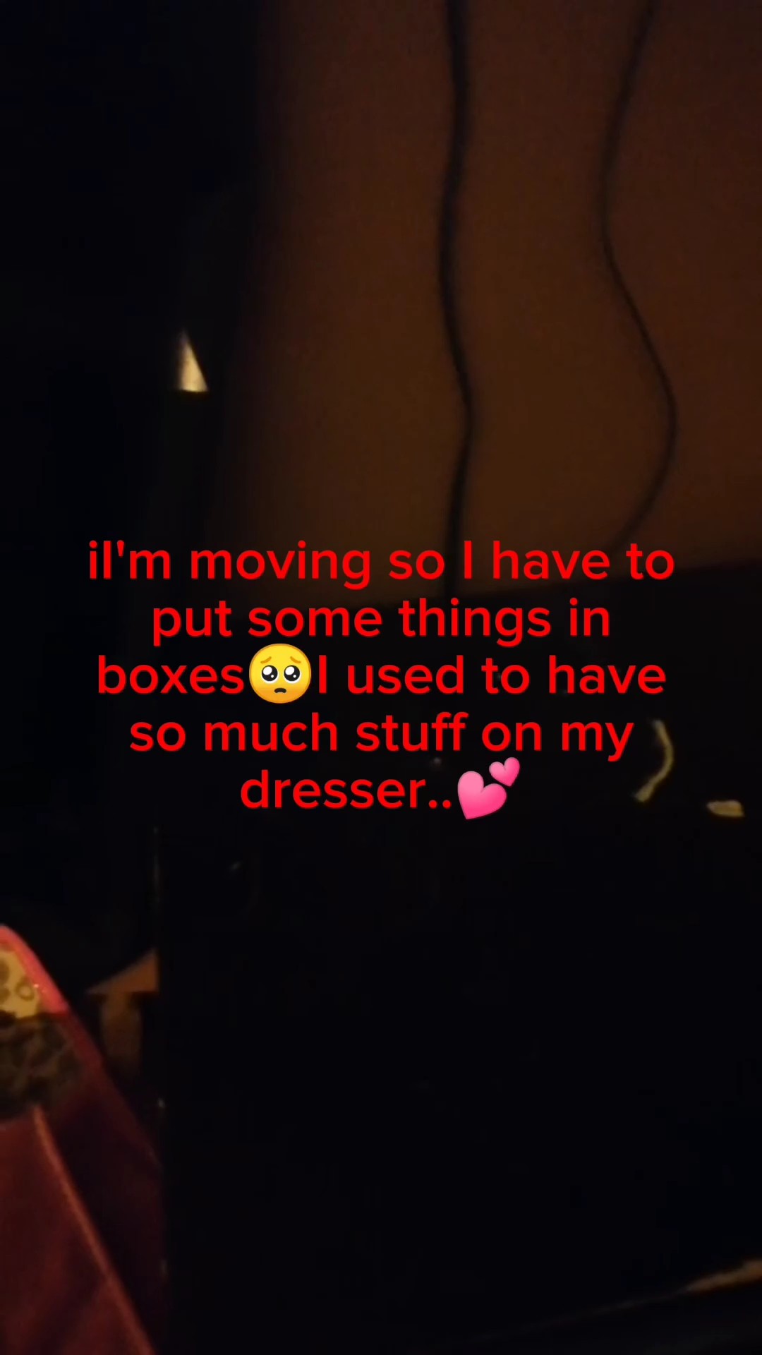 I think I'm moving n