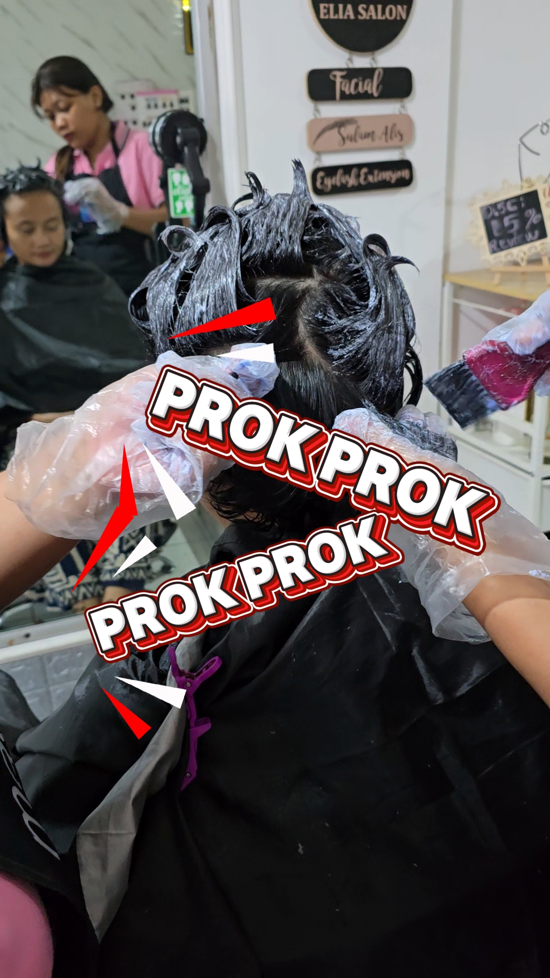 Prosas de color de cabello