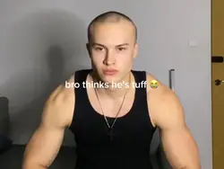 bro thinks hes tuff😭