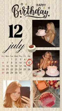 BIRTHDAY 12 JULY