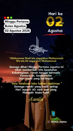 Minggu 02 Agustus