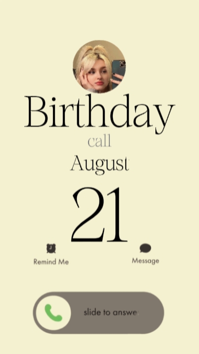 Birthday Call 21st