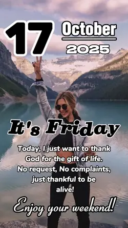 It's Friday 