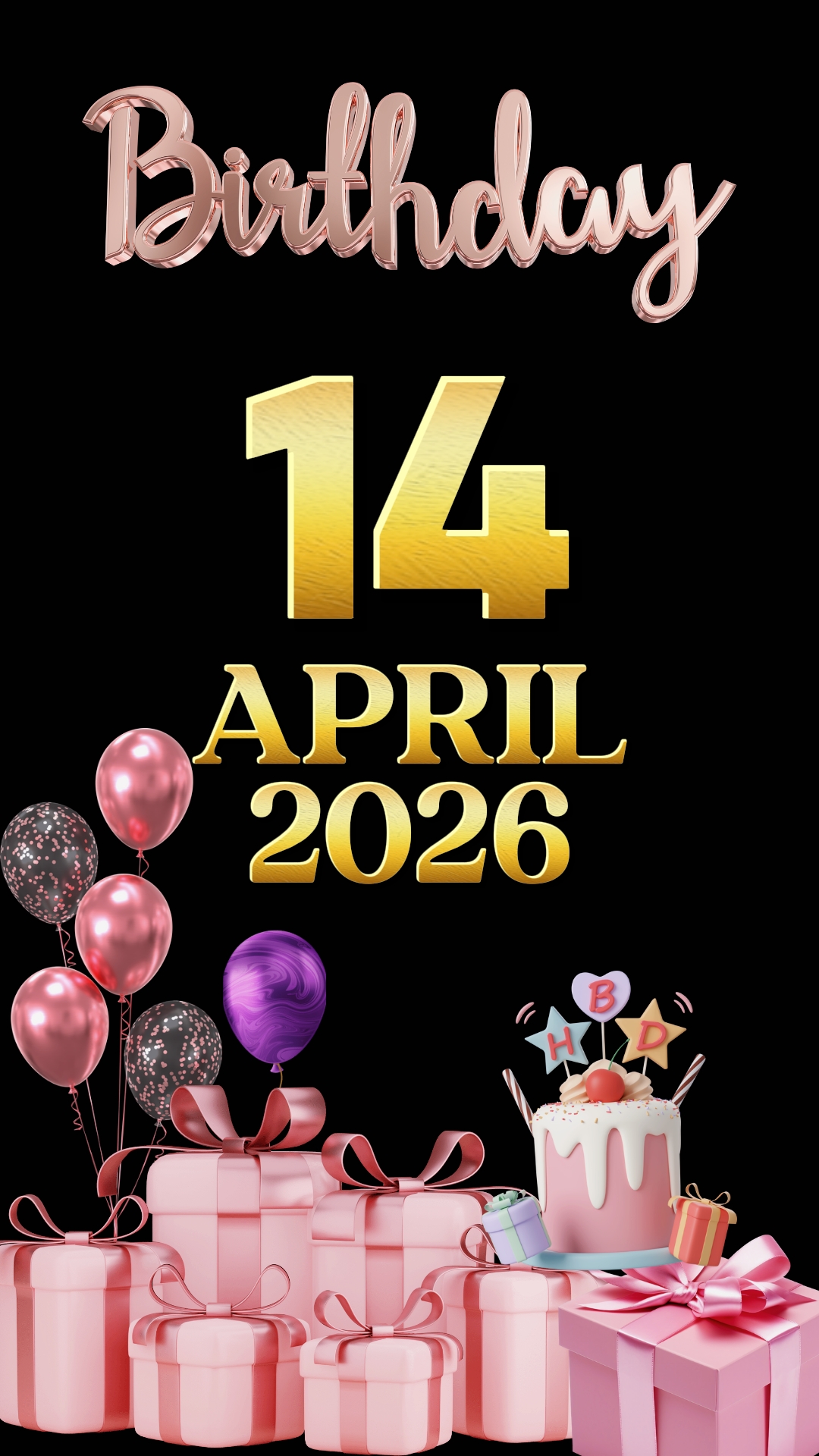 Selamat ulang tahun 14 April 2026