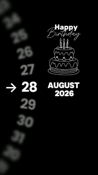 HBD 28 August 